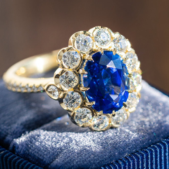 Vintage-Inspired Beauty: The Story of Our Sapphire and Diamond Ring Design