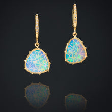 Load image into Gallery viewer, Australian crystal opal earrings I
