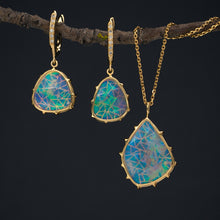 Load image into Gallery viewer, Australian crystal opal earrings
