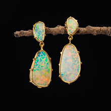 Load image into Gallery viewer, Australian Opal Earrings (No.9)- Large