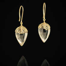 Load image into Gallery viewer, Crystal Rain drop earrings
