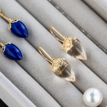 Load image into Gallery viewer, Crystal Rain drop earrings