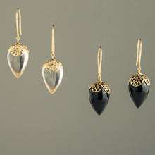 Load image into Gallery viewer, Crystal Rain drop earrings