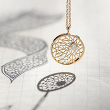 Load image into Gallery viewer, Round Pendant with Diamond