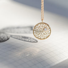 Load image into Gallery viewer, Round Pendant with Diamond