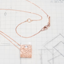 Load image into Gallery viewer, Rose Gold Box Pendant