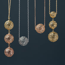 Load image into Gallery viewer, Rose Gold Bubble Necklace
