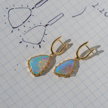 Load image into Gallery viewer, Australian crystal opal earrings II
