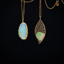 Load image into Gallery viewer, Opal Leaf Pendant
