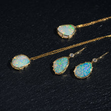 Load image into Gallery viewer, Australian crystal opal earrings IV
