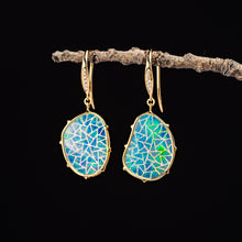 Load image into Gallery viewer, Australian Opal Earrings (No.10)-Large
