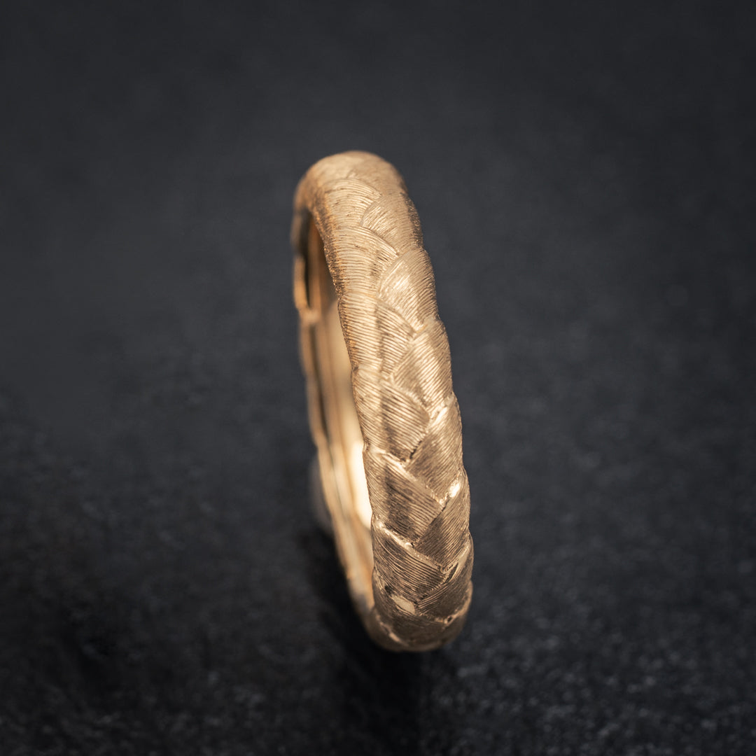 Golden Veins — Gold band-4mm