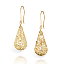 Load image into Gallery viewer, Gold Raindrop Earrings
