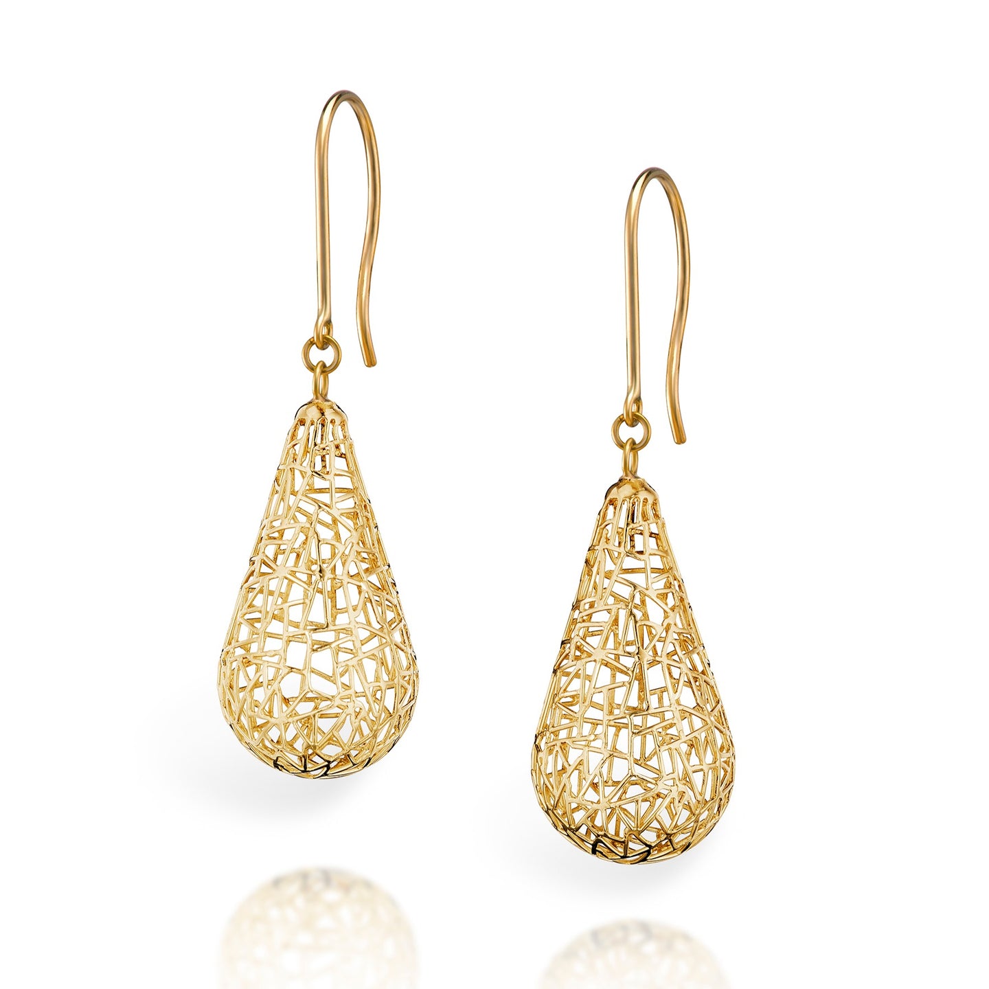 Gold Raindrop Earrings