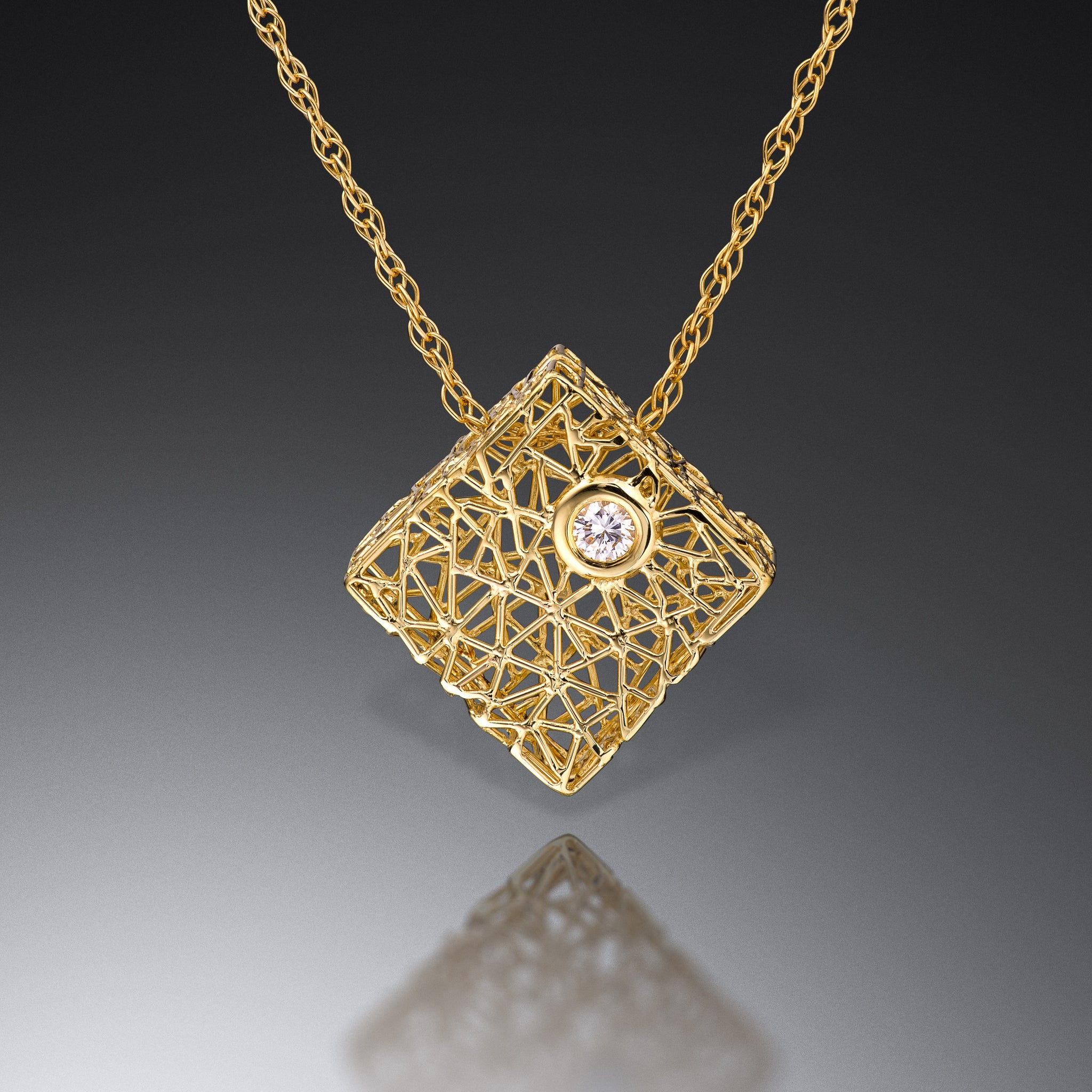 Designer diamond pendant necklace Outlet