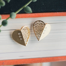 Load image into Gallery viewer, Heart  Earrings
