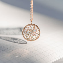 Load image into Gallery viewer, Rose Gold Pendant with Diamond
