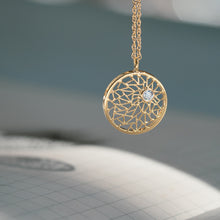 Load image into Gallery viewer, Round Pendant with Diamond
