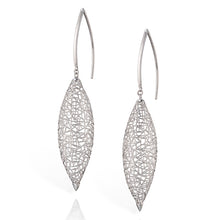 Load image into Gallery viewer, Platinum Marquise Earrings
